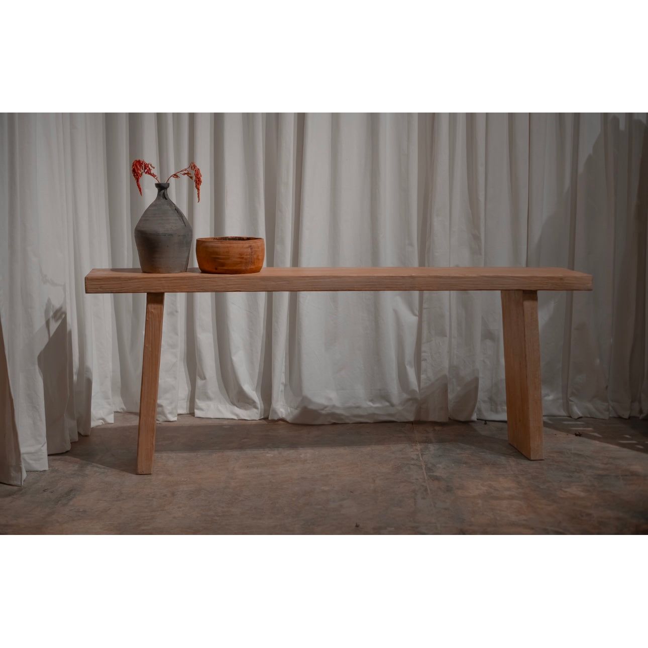 The Wren – Elm Wood Console Table